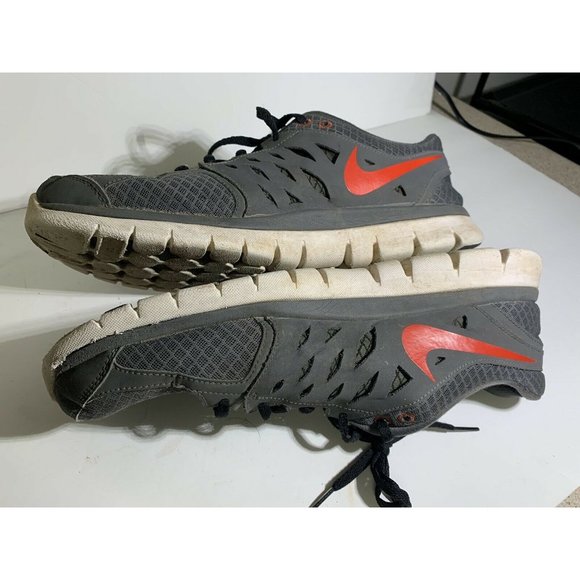 Nike Flex 2013 Mens Grey Red Running Training - Picture 6 of 9